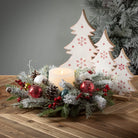 WHITE WOOD SNOWFLAKE TREE SET - Sassy Inspiration