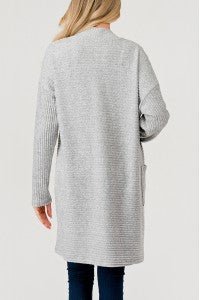 Wide Rib Cardigan with Pockets - Sassy Inspiration