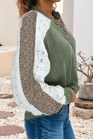 Wild Side Lace Long Sleeve - Sassy Inspiration