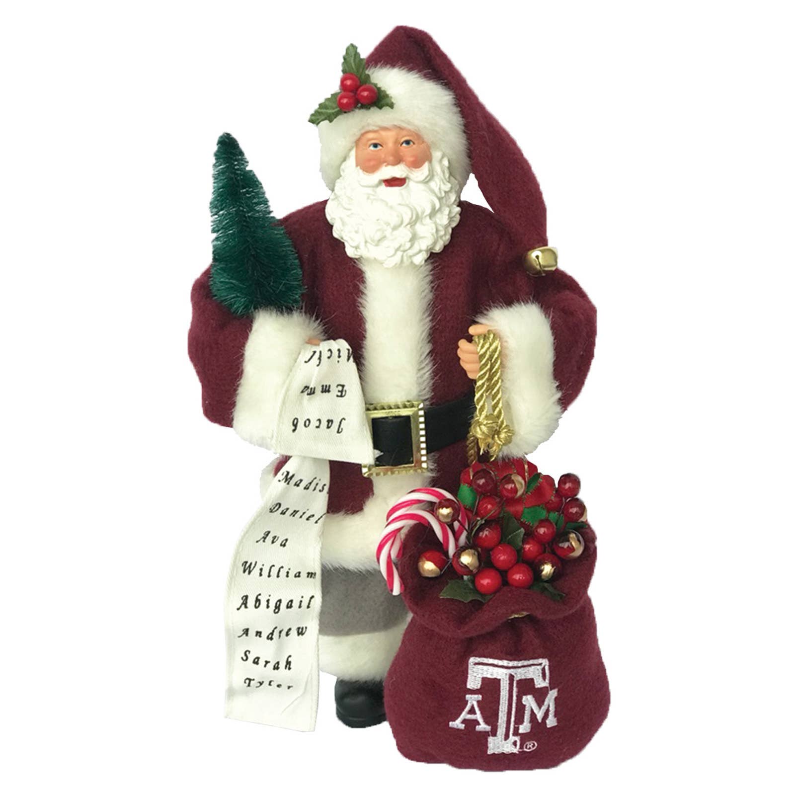 12" Texas A&M Santa - Sassy Inspiration