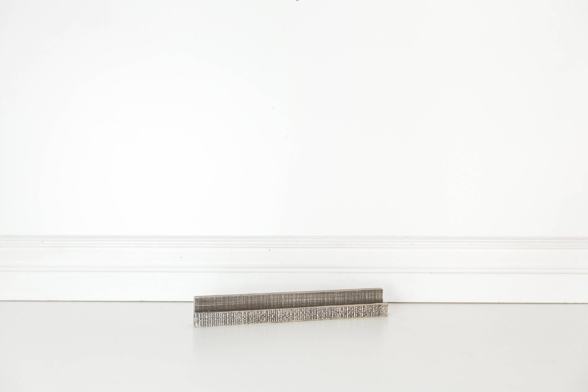 12x.75x1 Wood Tile Stand (Ledgie) brown Letter board - Sassy Inspiration