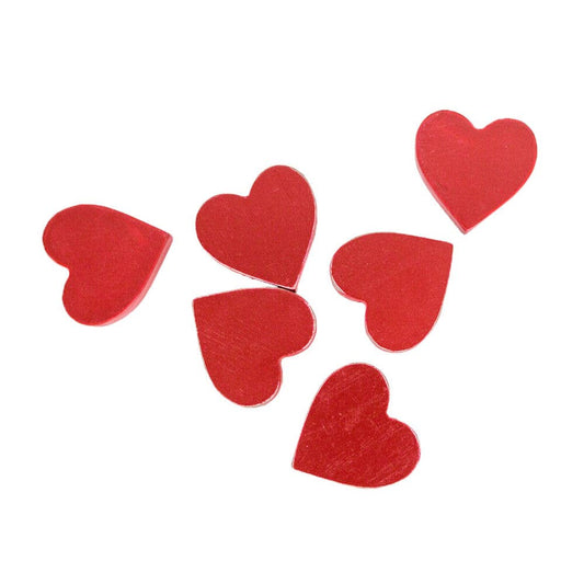 2x2 Wood Shapes set/6 (Hearts)  LETTERBOARD Valentine