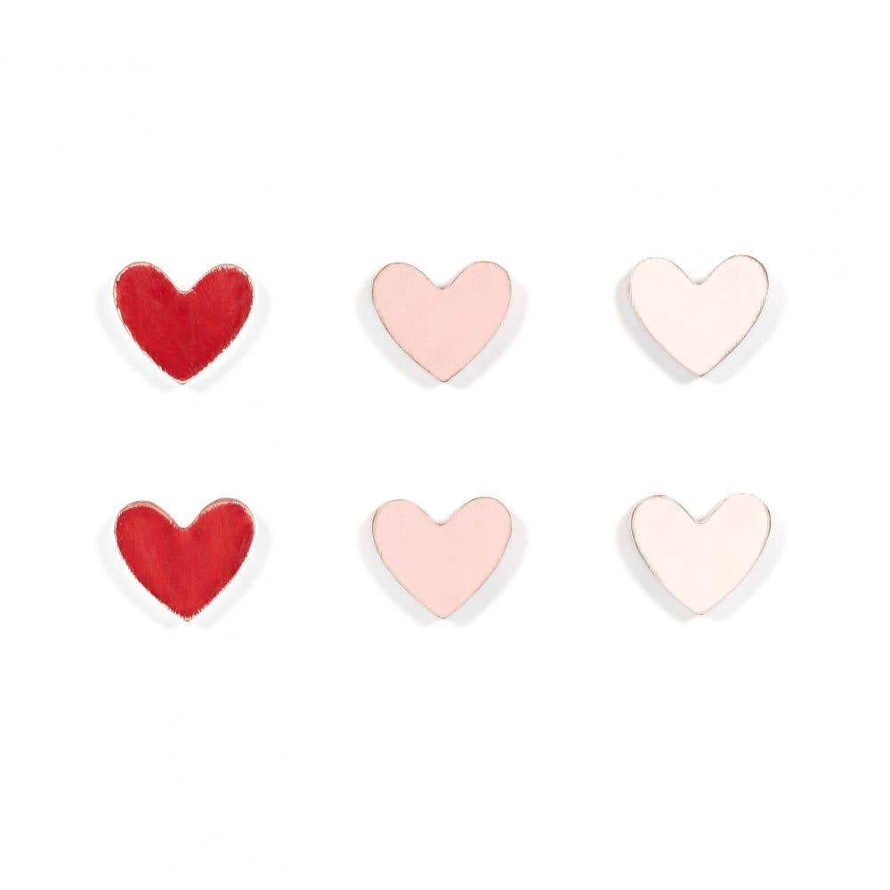 2x2 Wood Shapes s/6 (HEART) Valentine LETTERBOARD - Sassy Inspiration