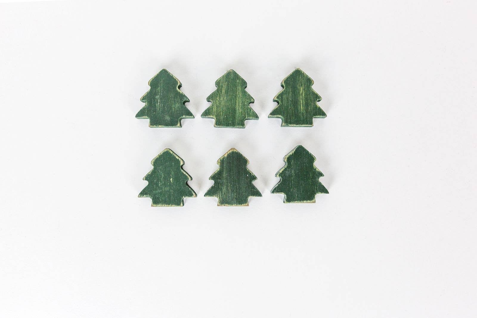 2x2 Wood SHAPES s/6 (TREES) Christmas LETTERBOARD Decor - Sassy Inspiration