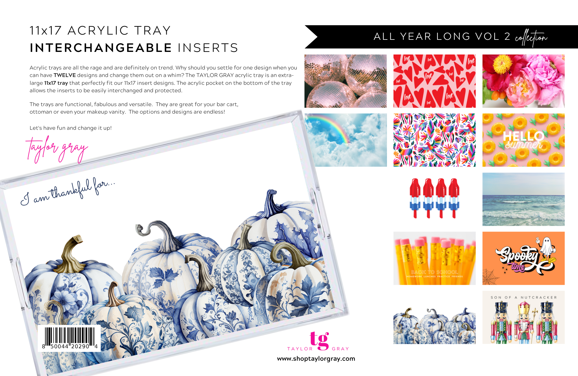 ALL YEAR LONG VOL 2 insert set of 12 - Sassy Inspiration