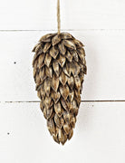 Gold Brush Star Pods Cone Ornament - Sassy Inspiration