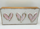 Heart trio block | valentine | pastel | xoxo | love - Sassy Inspiration